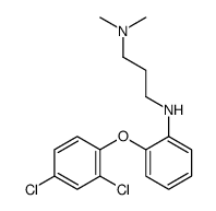 N-[2-(2,4-dichlorophenoxy)phenyl]-N',N'-dimethylpropane-1,3-diamine Structure