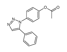 5-phenyl-1-(4-acetyloxyphenyl)-1H-1,2,3-triazole Structure