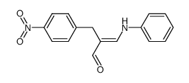 α-(p-nitrobenzyl)-β-anilinoacrolein Structure