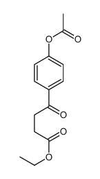 ETHYL 4-(4-ACETOXYPHENYL)-4-OXOBUTYRATE structure