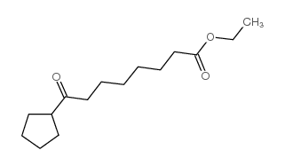 ethyl 8-cyclopentyl-8-oxooctanoate结构式