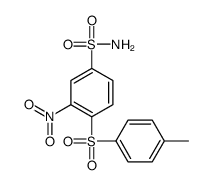 4-(4-methylphenyl)sulfonyl-3-nitrobenzenesulfonamide Structure