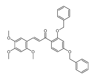 2',4'-Dibenzyloxy-2,4,5-trimethoxychalcone Structure