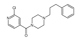 (2-chloropyridin-4-yl)-[4-(3-phenylpropyl)piperazin-1-yl]methanone结构式