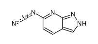 6-azido-1H-pyrazolo[3,4-b]pyridine结构式