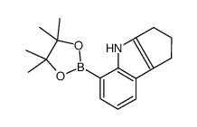 5-(4,4,5,5-tetramethyl-1,3,2-dioxaborolan-2-yl)-1,2,3,4-tetrahydrocyclopenta[b]indole Structure