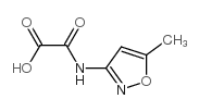 Acetic acid, [(5-methyl-3-isoxazolyl)amino]oxo- (9CI) structure