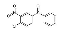 2-Nitro-4-phenylsulfinyl-chlorbenzol Structure