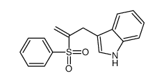 3-[2-(benzenesulfonyl)prop-2-enyl]-1H-indole Structure