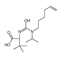 (2S)-2-[[hex-5-enyl(propan-2-yl)carbamoyl]amino]-3,3-dimethylbutanoic acid Structure