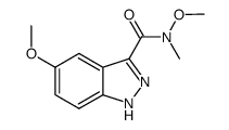 N,5-dimethoxy-N-methyl-1H-indazole-3-carboxamide Structure