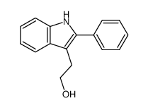 2-(2-phenyl-1H-indol-3-yl)ethanol Structure