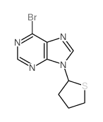 6-Bromo-9-tetrahydro-2-thienyl-9H-purine picture