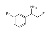Benzenemethanamine, 3-bromo-α-(fluoromethyl) Structure