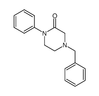 4-benzyl-1-phenylpiperazin-2-one结构式