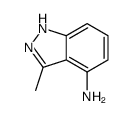3-甲基-1H-吲唑-4-胺结构式