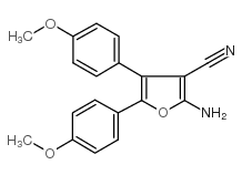 2-AMINO-4 5-BIS(4-METHOXYPHENYL)FURAN-3& Structure