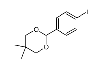 2-(4-iodophenyl)-5,5-dimethyl-[1,3]dioxane Structure