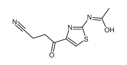 N-[4-(3-cyanopropanoyl)-1,3-thiazol-2-yl]acetamide Structure