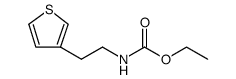 Carbamic acid, N-[2-(3-thienyl)ethyl]-, ethyl ester Structure