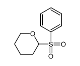 2-(benzenesulfonyl)oxane Structure