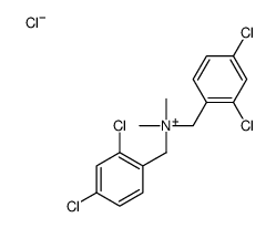 bis(2,4-dichlorobenzyl)dimethylammonium chloride结构式