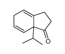 7a-isopropyl-2,3,5,7a-tetrahydro-1H-inden-1-one结构式