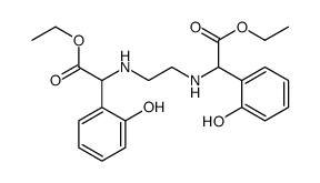 ethyl 2-[2-[[2-ethoxy-1-(2-hydroxyphenyl)-2-oxoethyl]amino]ethylamino]-2-(2-hydroxyphenyl)acetate结构式