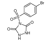 4-(4-bromo-benzenesulfonyl)-[1,2,4]triazolidine-3,5-dione Structure