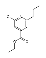 2-chloro-6-propyl-isonicotinic acid ethyl ester Structure