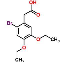 (2-Bromo-4,5-diethoxyphenyl)acetic acid picture
