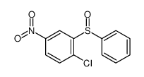 2-(benzenesulfinyl)-1-chloro-4-nitrobenzene结构式