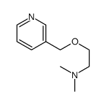 N,N-dimethyl-2-(pyridin-3-ylmethoxy)ethanamine结构式