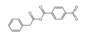 p-nitrobenzoic-phenylacetic anhydride结构式