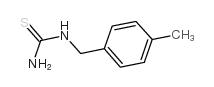 1-(4-甲基苄基)-2-硫脲结构式