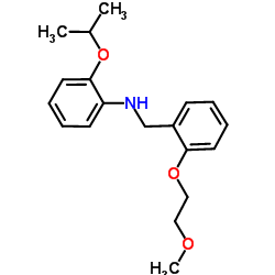 2-Isopropoxy-N-[2-(2-methoxyethoxy)benzyl]aniline结构式