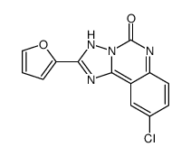 9-chloro-2-(furan-2-yl)-3H-[1,2,4]triazolo[1,5-c]quinazolin-5-one Structure