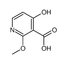 4-羟基-2-甲氧基-3-吡啶羧酸结构式