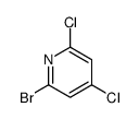 2-bromo-4,6-dichloropyridine structure