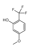 5-methoxy-2-(trifluoromethyl)phenol structure