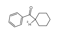 [α-2H]cyclohexyl phenyl ketone结构式
