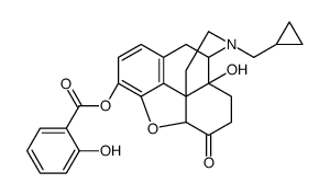 naltrexone-3-salicylate结构式