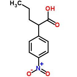 2-(4-Nitrophenyl)pentanoic acid结构式