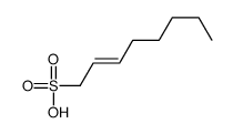 oct-2-ene-1-sulfonic acid结构式
