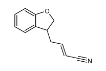 4-(2,3-dihydrobenzofuran-3-yl)but-2-enenitrile Structure