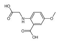 2-((carboxymethyl)amino)-5-methoxybenzoic acid结构式