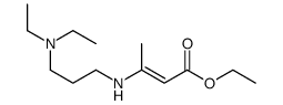 ethyl 3-[3-(diethylamino)propylamino]but-2-enoate结构式