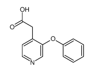 2-(3-phenoxypyridin-4-yl)acetic acid结构式