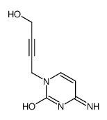 4-amino-1-(4-hydroxybut-2-ynyl)pyrimidin-2-one Structure