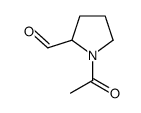 2-Pyrrolidinecarboxaldehyde, 1-acetyl- (9CI) Structure